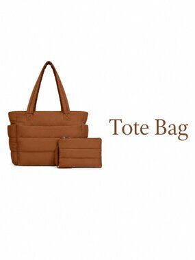 Puffer Tote Bag- Laptop TOTE
